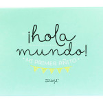 Álbum para bebé "¡Hola mundo! Mi primer añito" de Mr. Wonderful