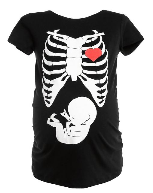 Camiseta Happy Mama con estampado de esqueleto